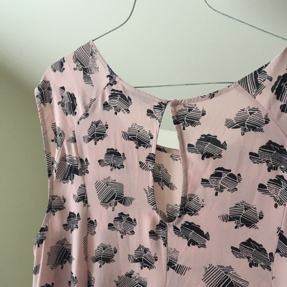 REBECCA MINKOFF Pink Print Sleeveless Swing Dress - Picture 7 of 8